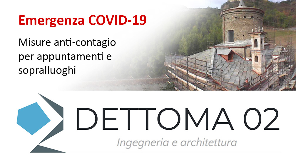 EMERGENZA COVID-19: Misure anti-contagio per appuntamenti e&nbsp;sopralluoghi